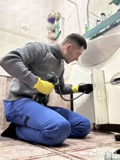 Прочистка канализации, устранение засоров 24/7