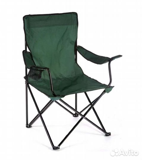 Туристический раскладной стул с спинкой