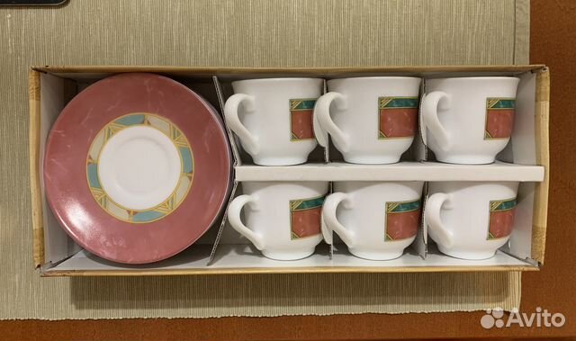 Набор из 6 кофейных пар