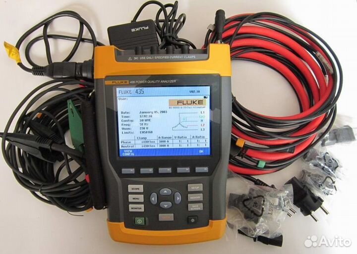 Аренда анализатора электроэнергии Fluke 434/435 II