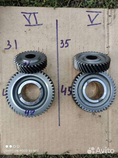 Пятая-шестая передача МКПП VW Passat B6, B7 NBW LH