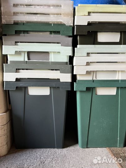 Ящик пластиковый для цветов, хранения