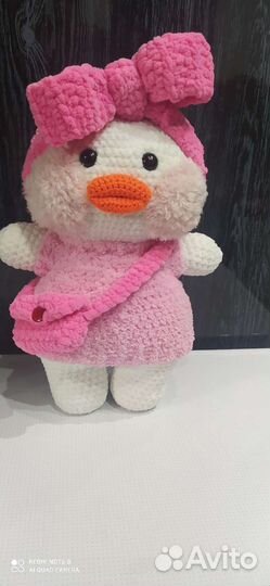 Уточка лалафанфан вязаная,ручная работа