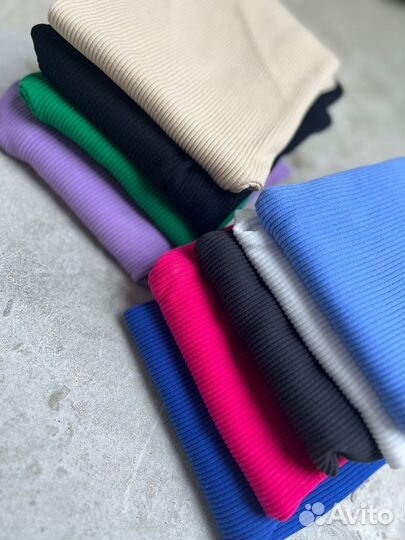 Велосипедки женские в рубчик 42-48 10 цветов