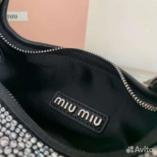 Сумка miumiu Crystal Mini Crescent