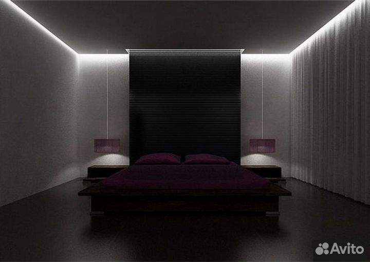 Парящий профиль для гкл (с подсветкой) ппг-20