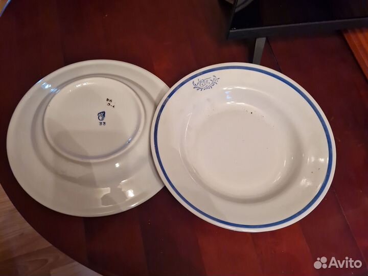 20 шт Тарелка столовая глубокая СССР