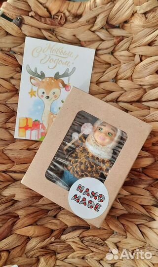 Ватные елочные игрушки