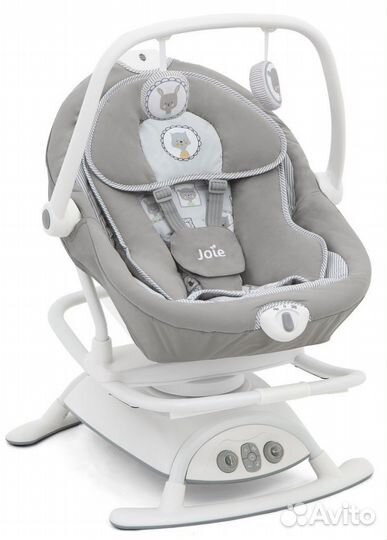 Качели-шезлонг для малышей Joie Sansa 2 в 1