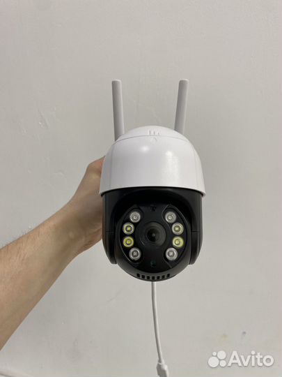 Камера видеонаблюдения wifi уличная 3мп поворотная