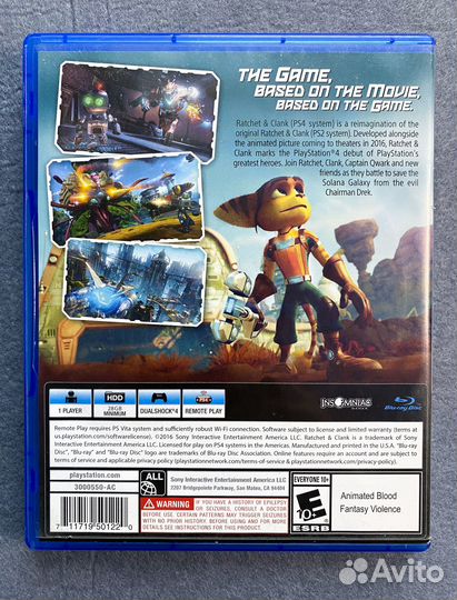 Ratchet and clank ps4