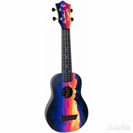 Укулеле Travel, сопрано Flight TUS EE sunset