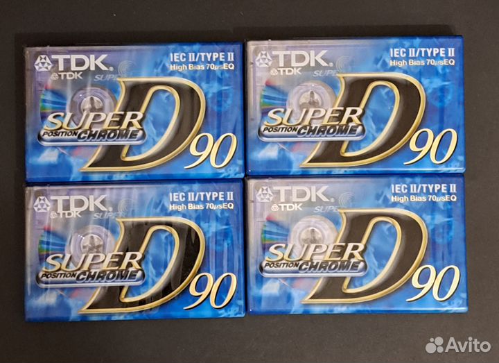 Аудиокассета TDK SD90. Type II, Новая