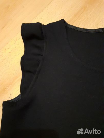 Школьный сарафан темно синий 152