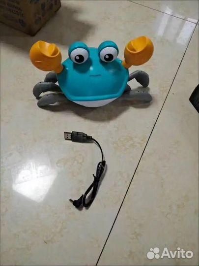 Детская игрушка краб Бегающий новая