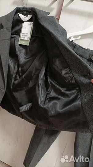 Пиджак брюки Н&М новый костюм 122 128 школа