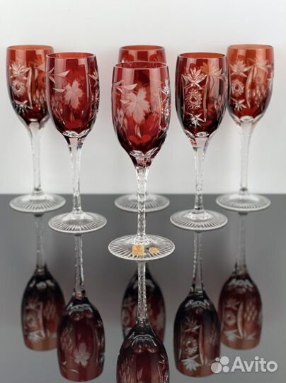 Хрустальные бокалы Nachtmann traube, рубин