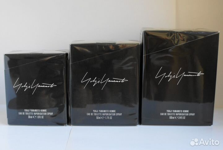 Yohji Yamamoto Homme eau de toilette