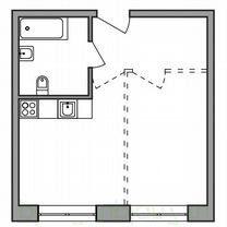 7-к. квартира, 32,4 м², 1/16 эт.