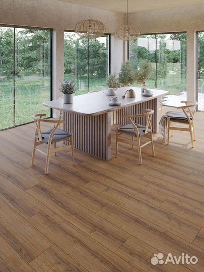 Ламинат Egger Дуб Шерман коньяк коричневый