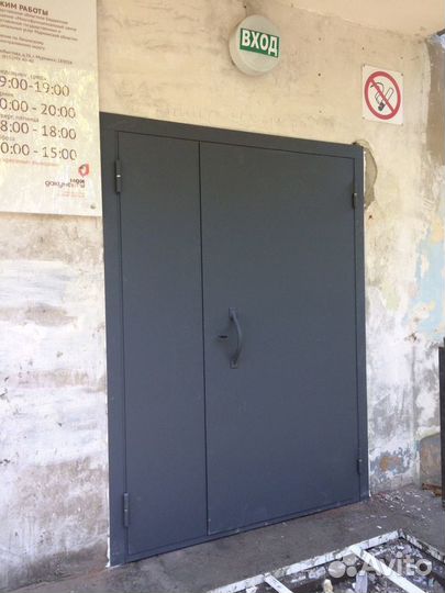 Дверь входная металлическая
