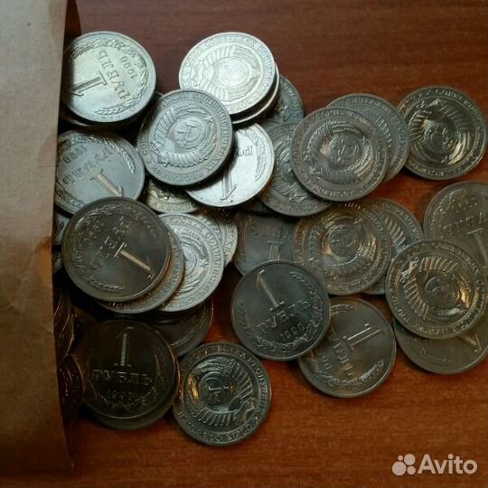 Мешковые рубли 1990г,1989г