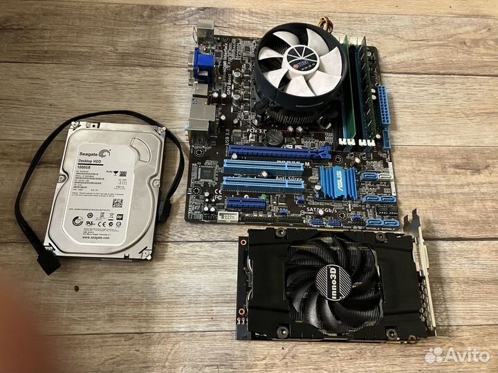 Игровая связка i5 3470T, GTX 960, 8гб ddr3, 1тб