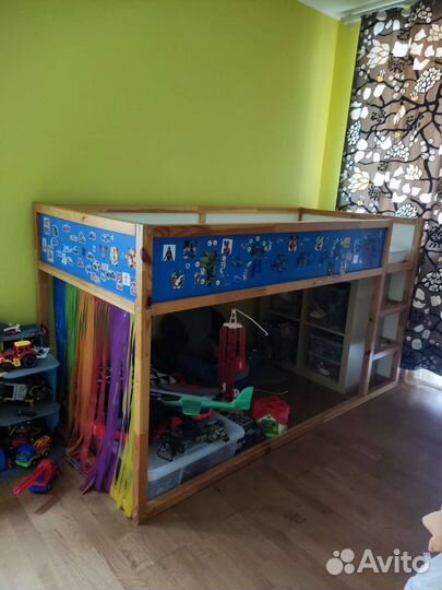 Кровать чердак Икеа, с матрасом