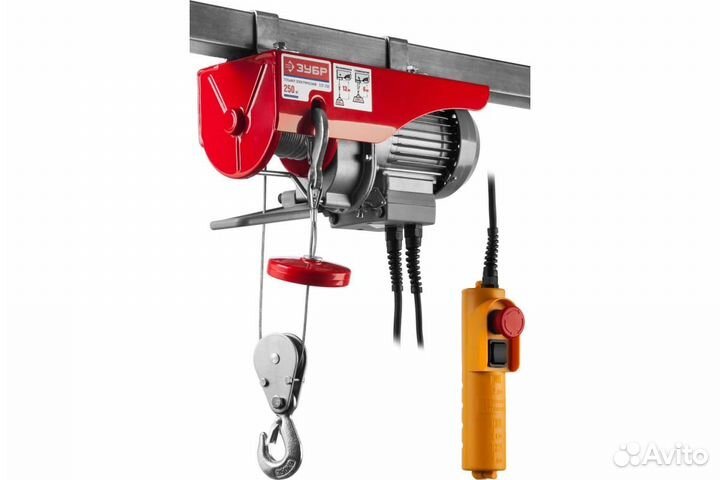 Электротельфер 0,25 т зубр зэт-250