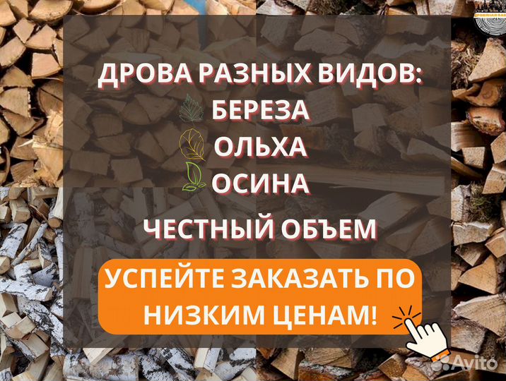 Дрова с укладкой в дровник