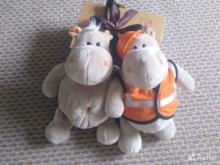 Мягкая игрушка бегемот