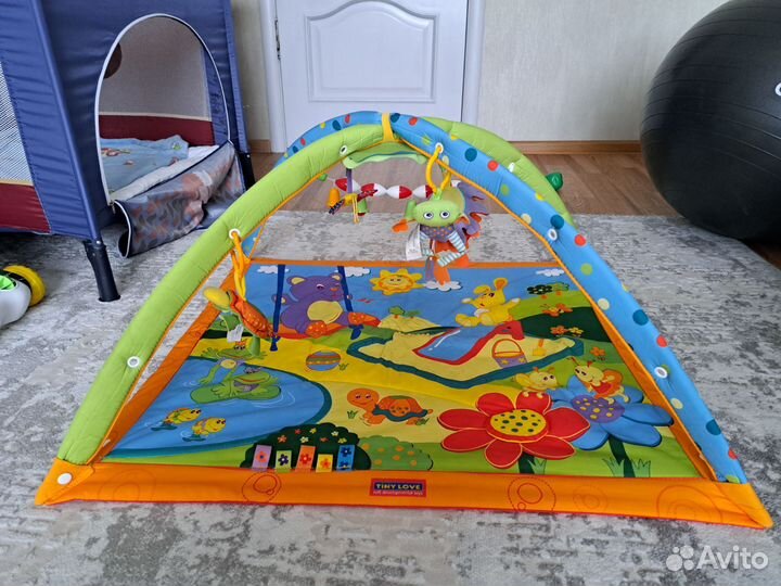Развивающий коврик tiny love солнечная полянка