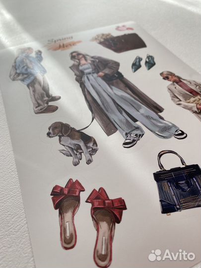 Стикерпак с авторскими иллюстрациями