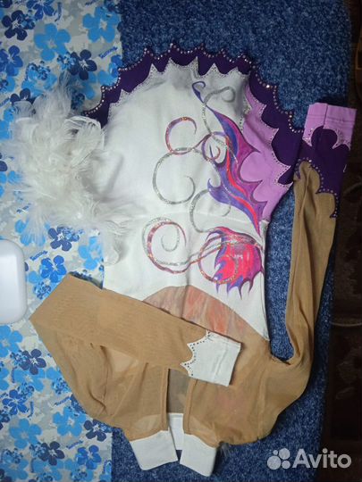 Гимнастический купальник 120-130 рост