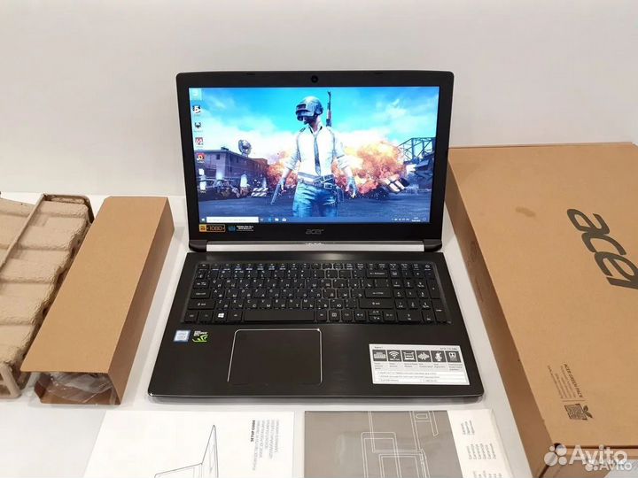 Acer Gaming i5-7300H 8Gb DDR4 GTX 1050 SSD+1000