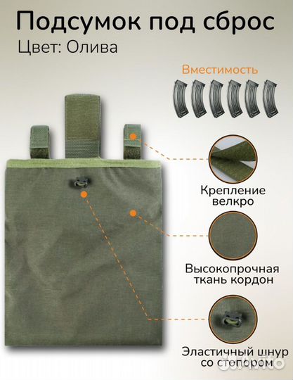 Подсумок под сброс, тактический сбросник 