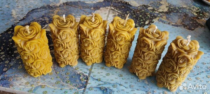 Свечи с натурального воска