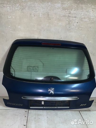 Дверь багажника задняя Peugeot 206 хэтчбек 4дв. 1