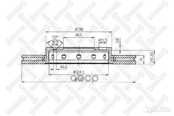 6020-47101V-SX диск тормозной передний Skoda F