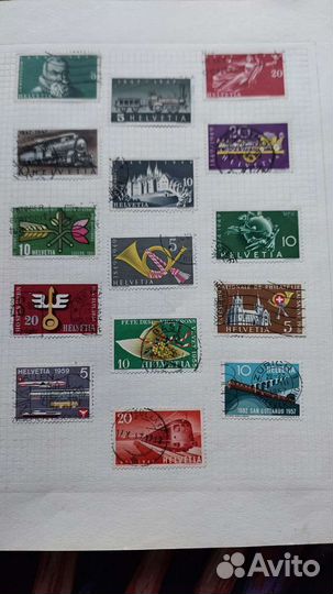 Альбом с марками 60х 70х годов