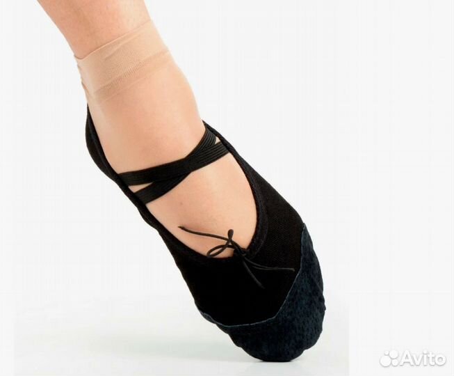 Балетки для танцев черные (41)
