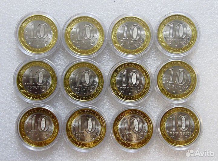 Набор 12 монет Советские мультфильмы