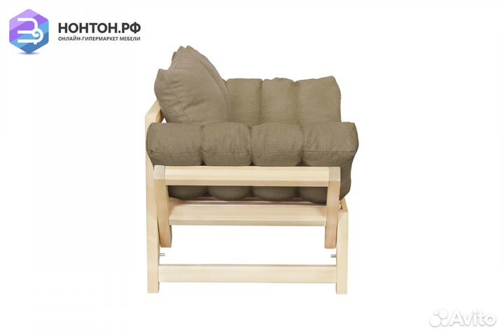 Диван кушетка Амбер-2 светло-коричневый