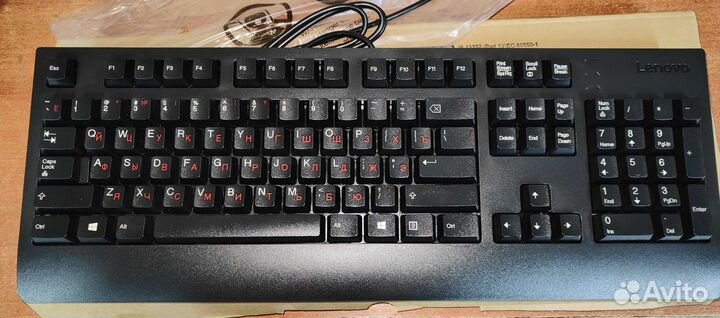Клавиатура Lenovo c мышкой комплект новый