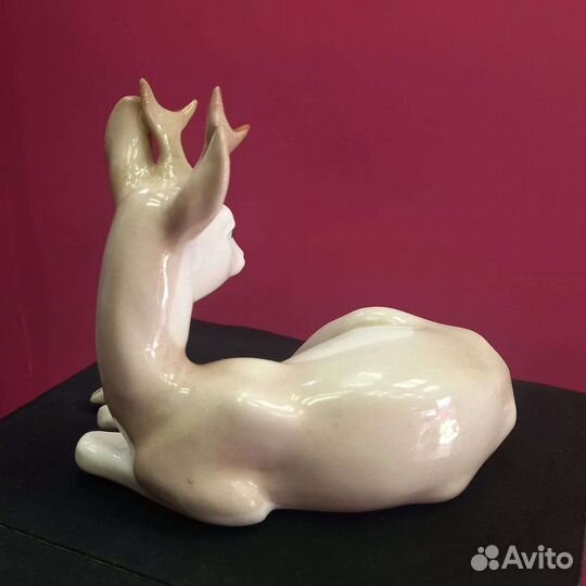 Статуэтка Олень Гжель СССР