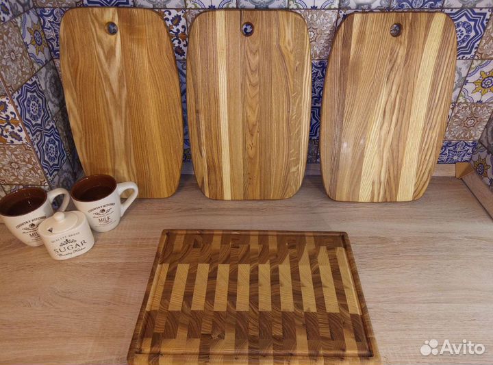 Доска кухонная из дуба и ясеня