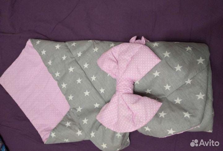 Конверт на выписку и теплое одеяло