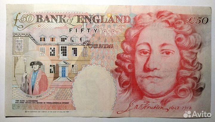 Великобритания.50 фунтов 1994 года.В состоянии