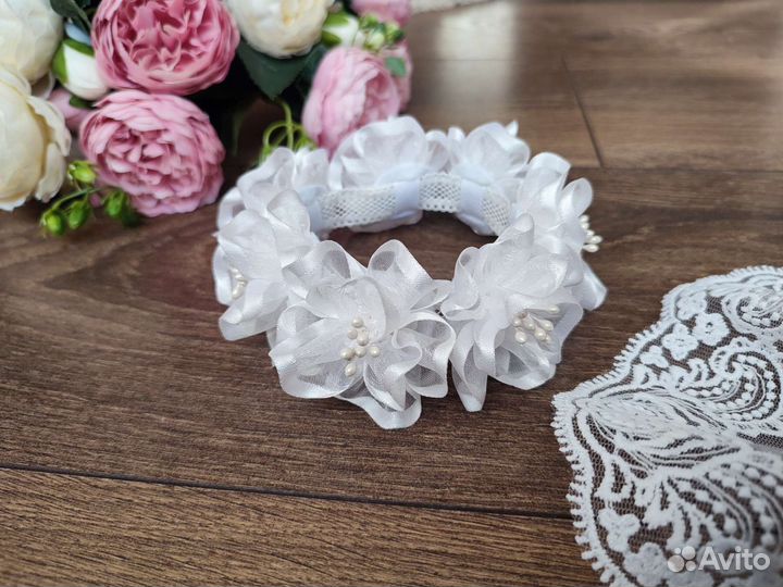 Бантики, резиночки, повязки на пучок