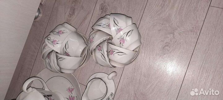 Сервиз чайный на 12 персон новый